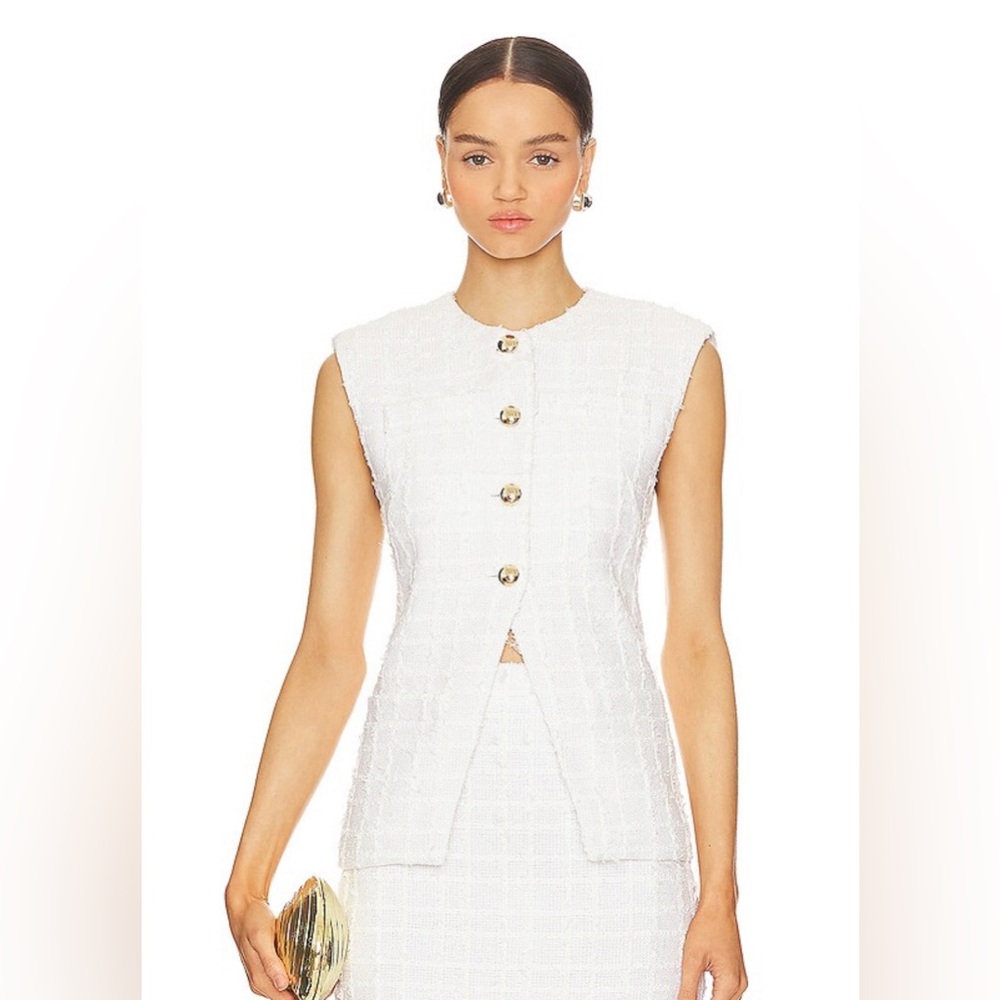 Amanda Uprichard Tweed Vest